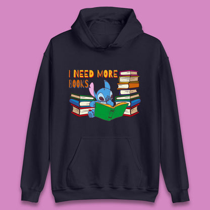 Stitch Reading A Book Unisex Hoodie