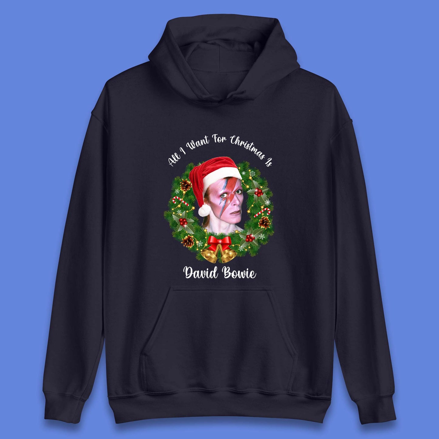 David Bowie Christmas Unisex Hoodie
