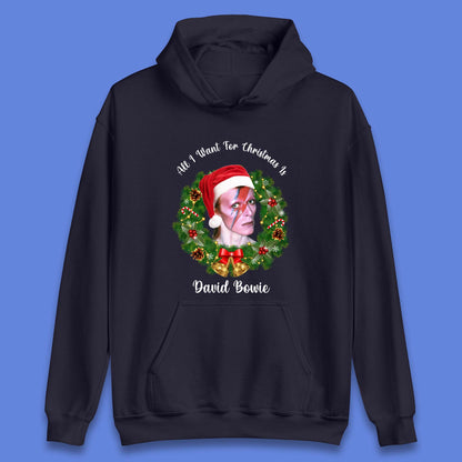David Bowie Christmas Unisex Hoodie