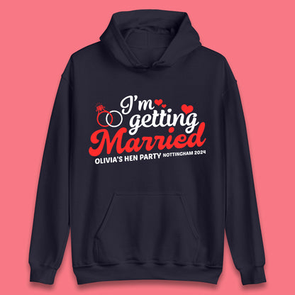 Custom Hen Do Party Unisex Hoodie