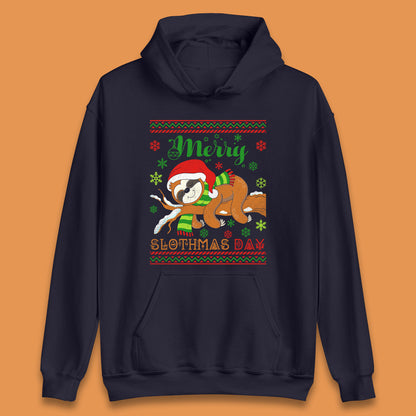 sloth christmas hoodie