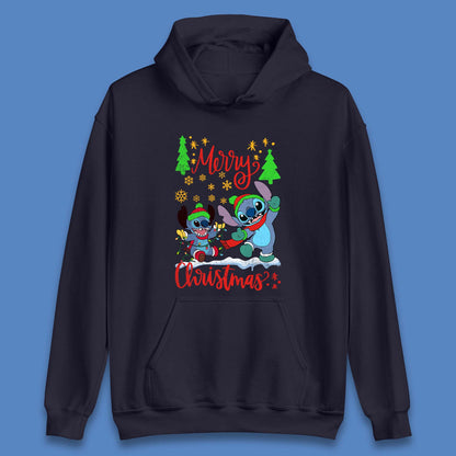Stitch Squad Christmas Unisex Hoodie