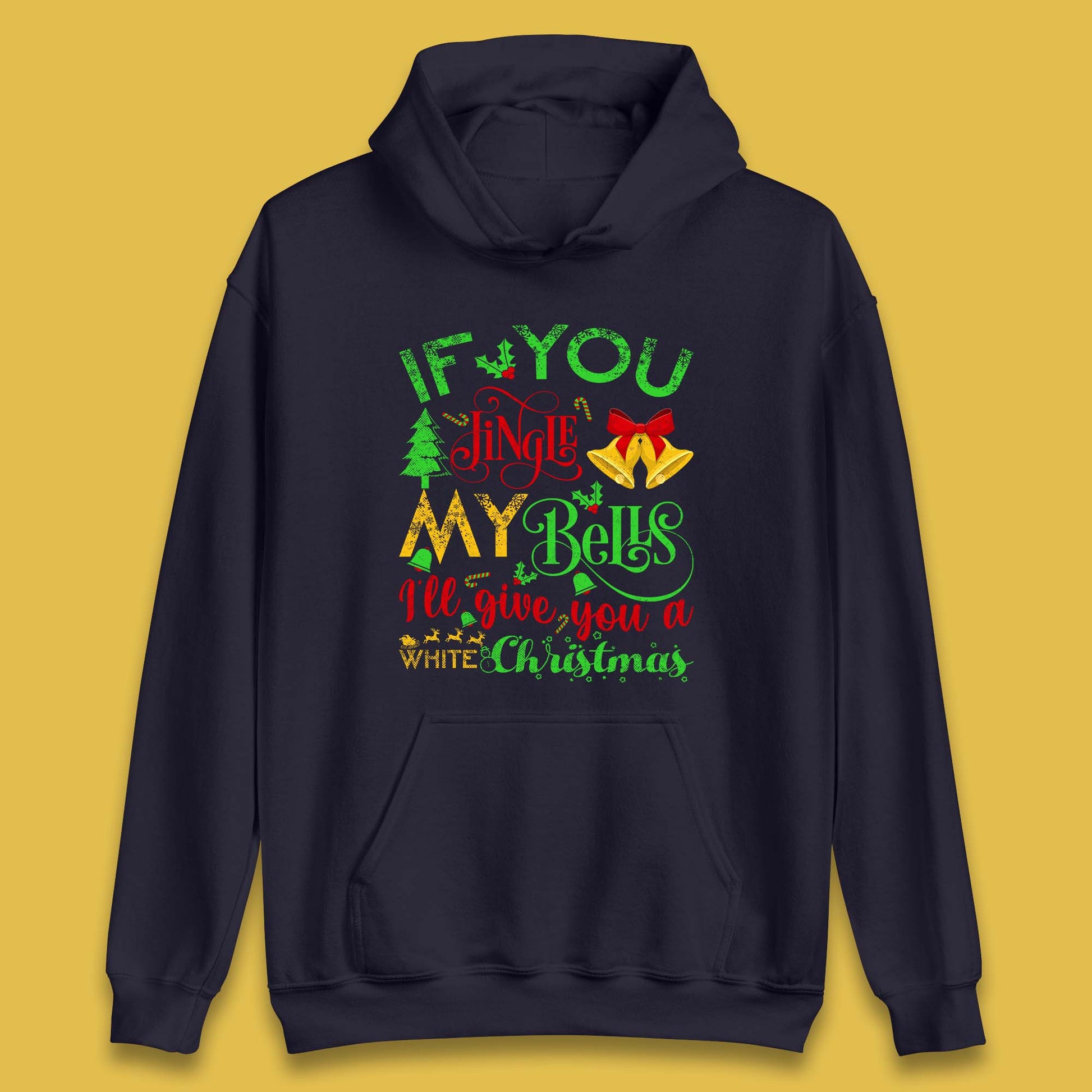jingle bells funny hoodie