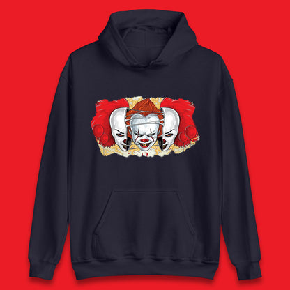 IT Pennywise Clown Halloween Horror Movie Character Evil Clown Costume Serial Killer Unisex Hoodie