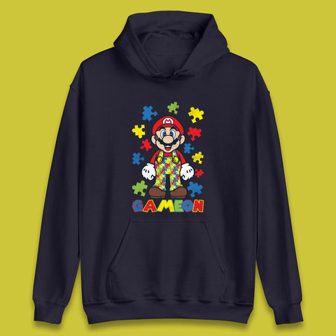 Autism Super Mario Unisex Hoodie