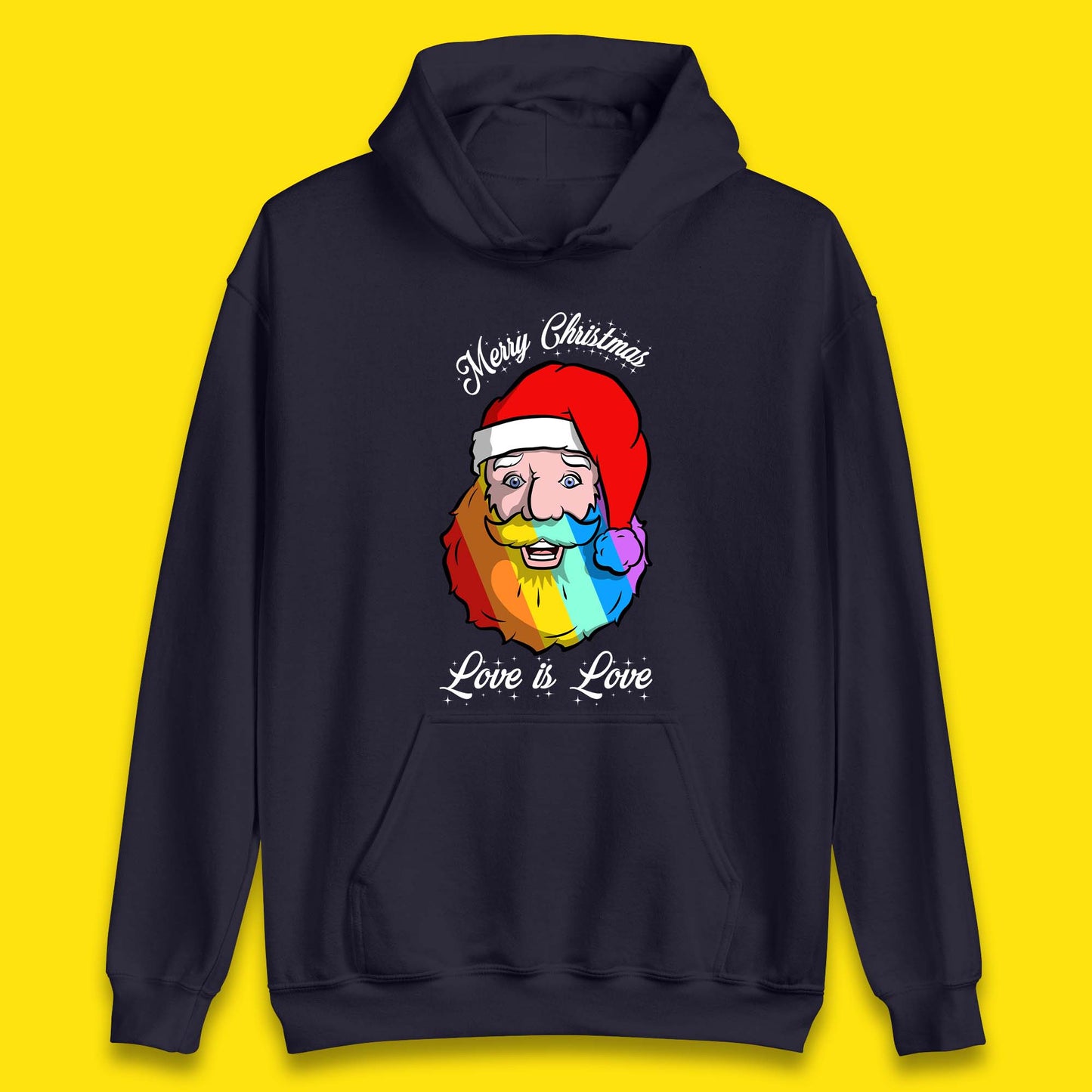 Gay Santa Christmas Unisex Hoodie