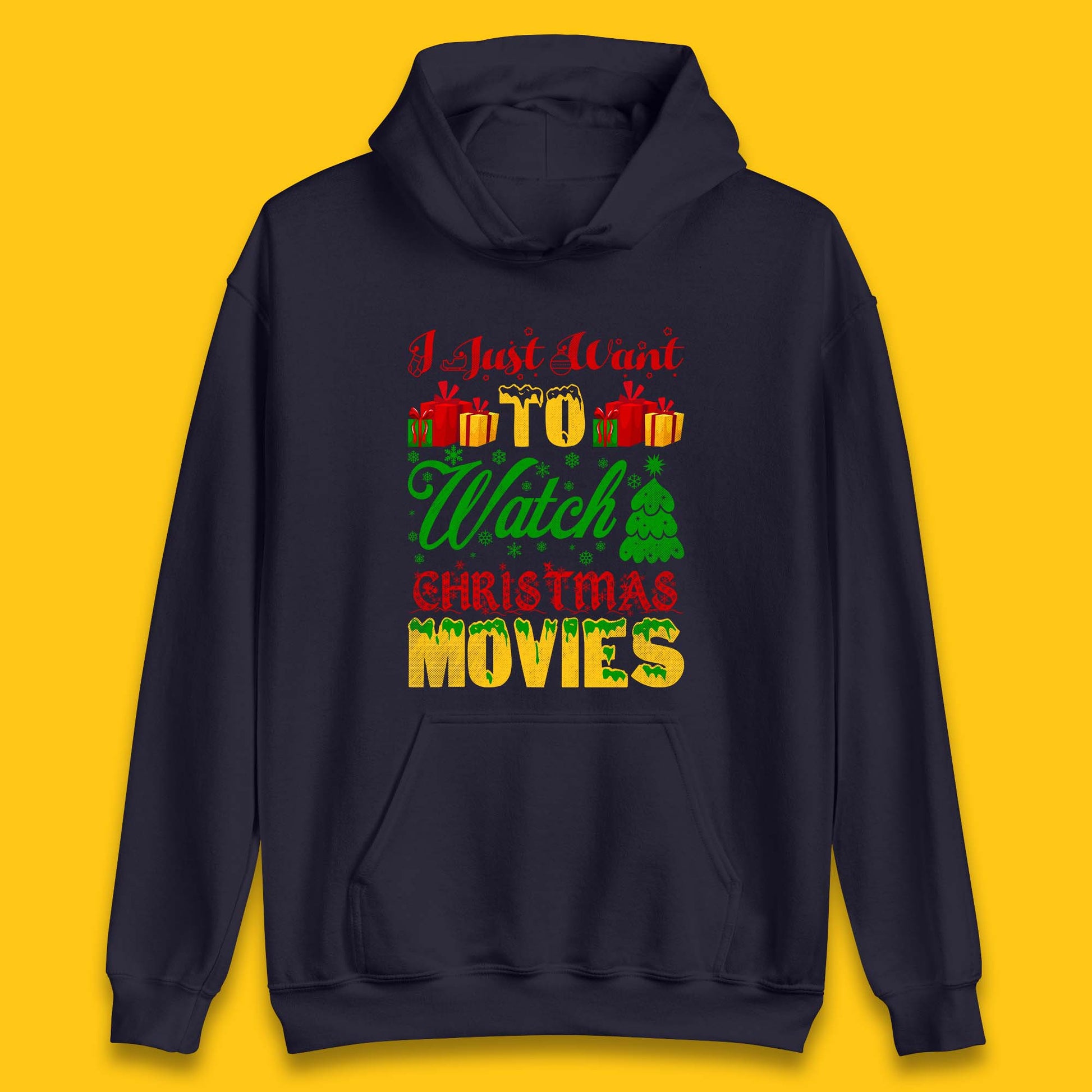 christmas movie hoodie