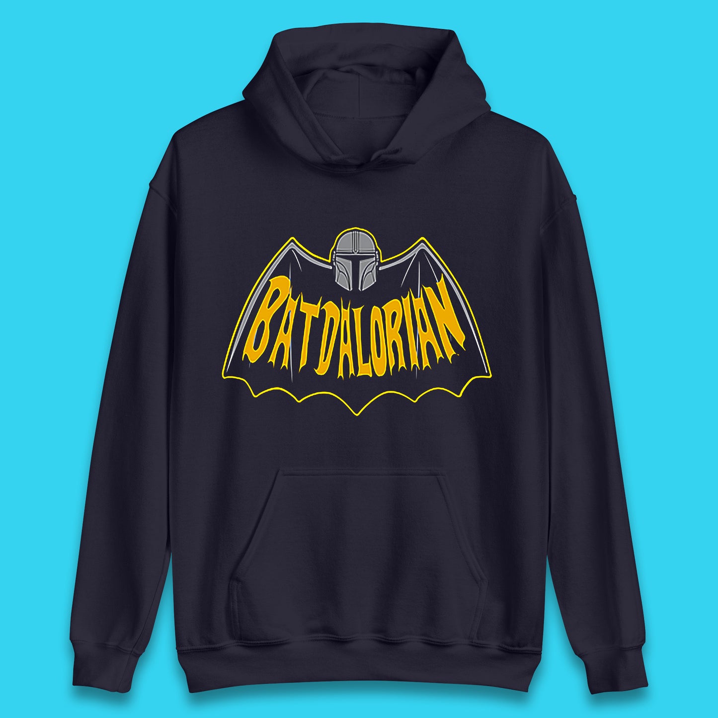 Batdalorian Star Wars The Mandalorian Or Mando X Batman Parody Fictional Characters Unisex Hoodie