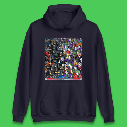 Bats VS Clowns DC Comics Batmans VS Joker Clowns Fighting Spoof Supervillain Comic Book Character Unisex Hoodie