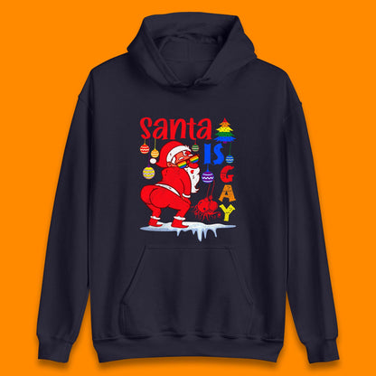 gay pride christmas hoodie