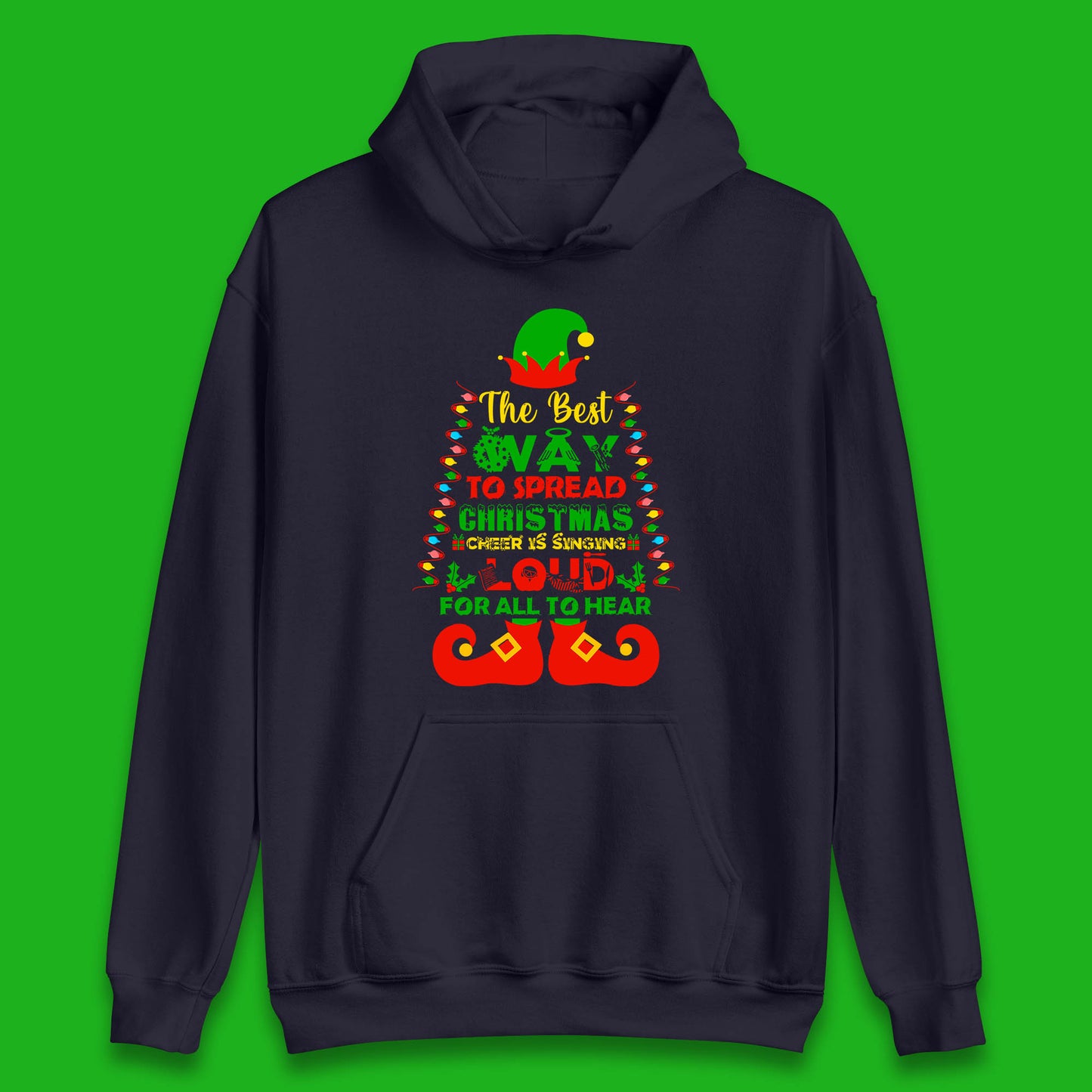 elf christmas quote hoodie