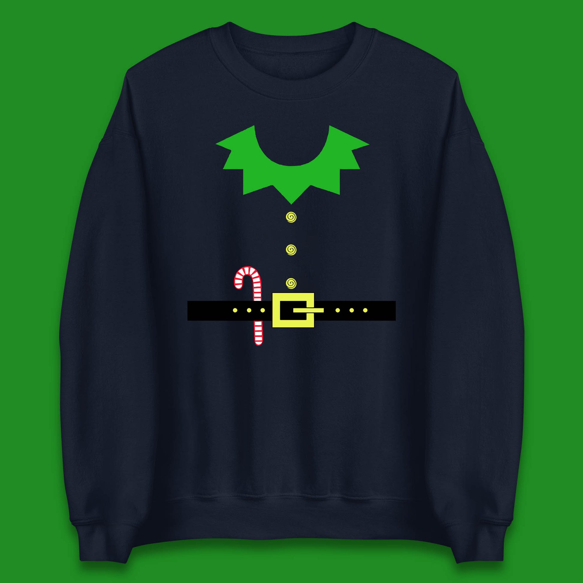 christmas elf costume christmas candy sweatshirt