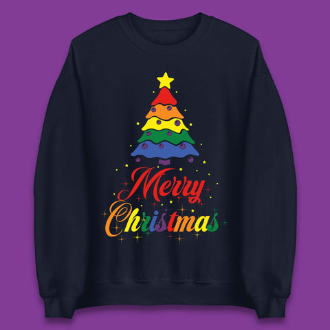 Pride Christmas Tree Unisex Sweatshirt