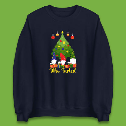 who farted christmas gnomes funny sweatshirt