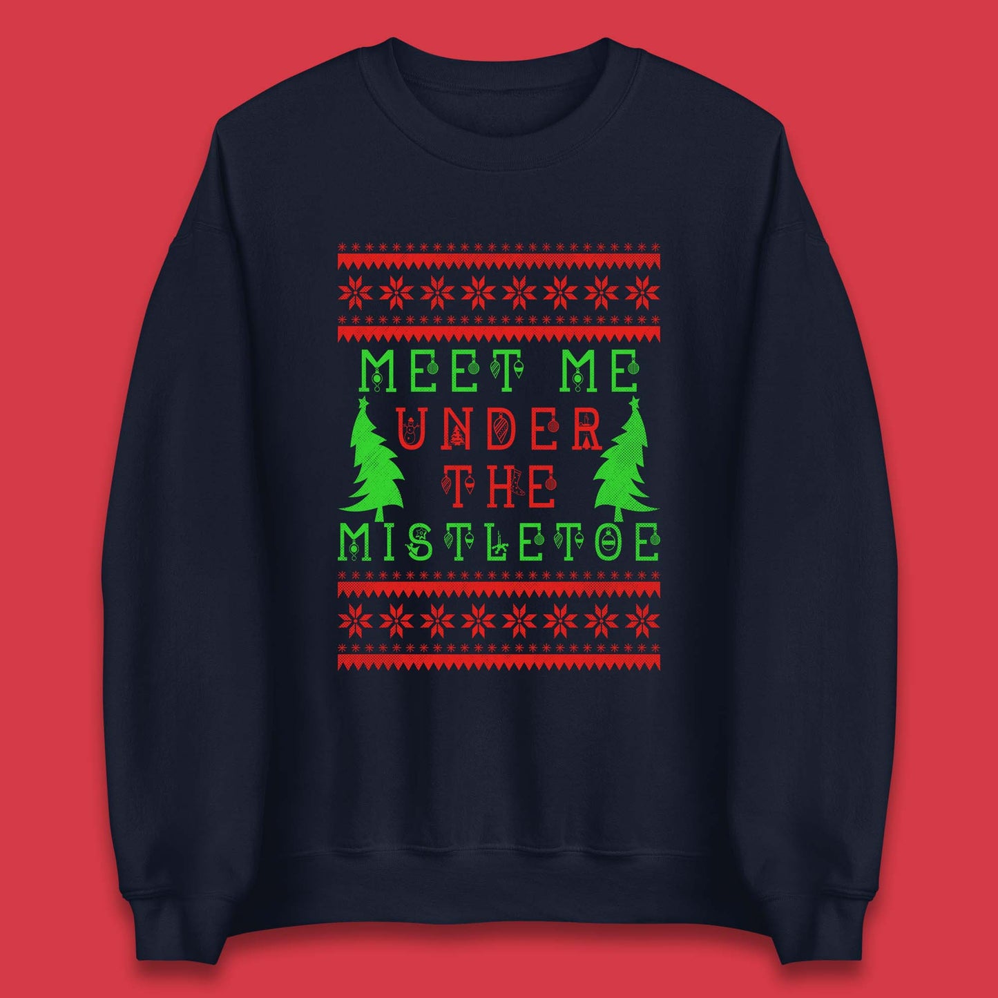 mistletoe christmas sweatshirt