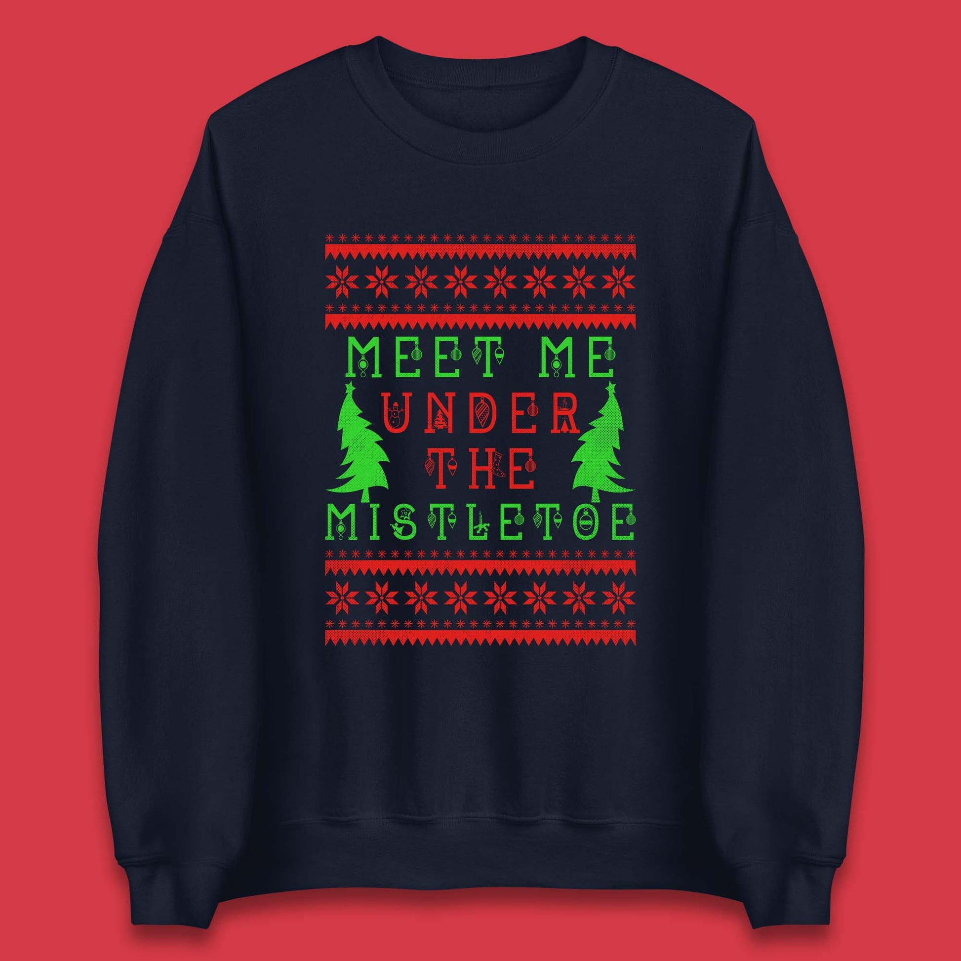 mistletoe christmas sweatshirt