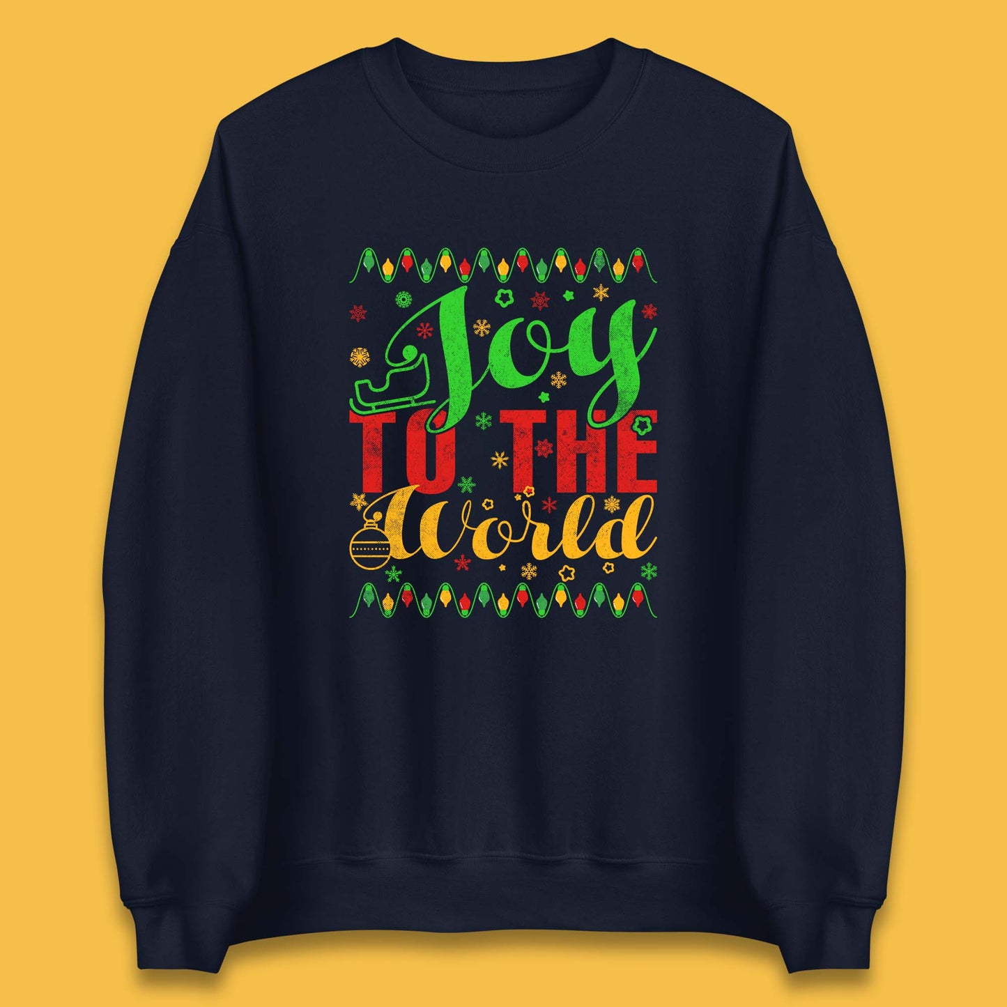merry christmas joy to the world sweatshirt