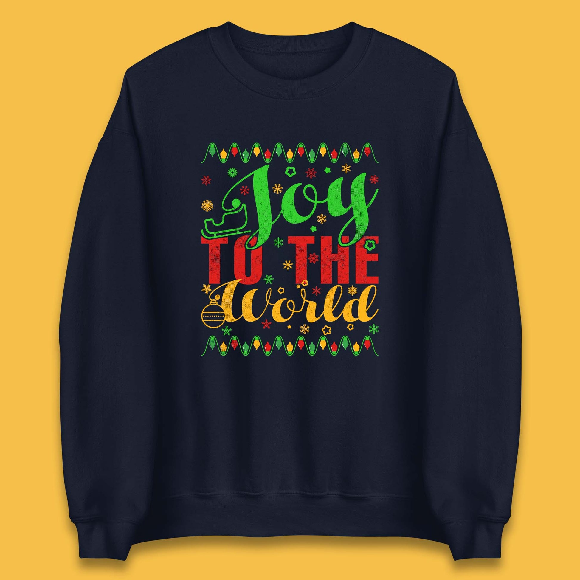 merry christmas joy to the world sweatshirt