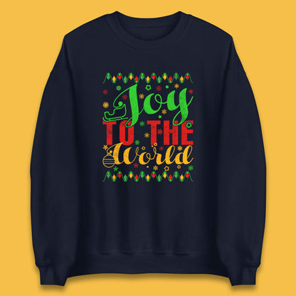 merry christmas joy to the world sweatshirt