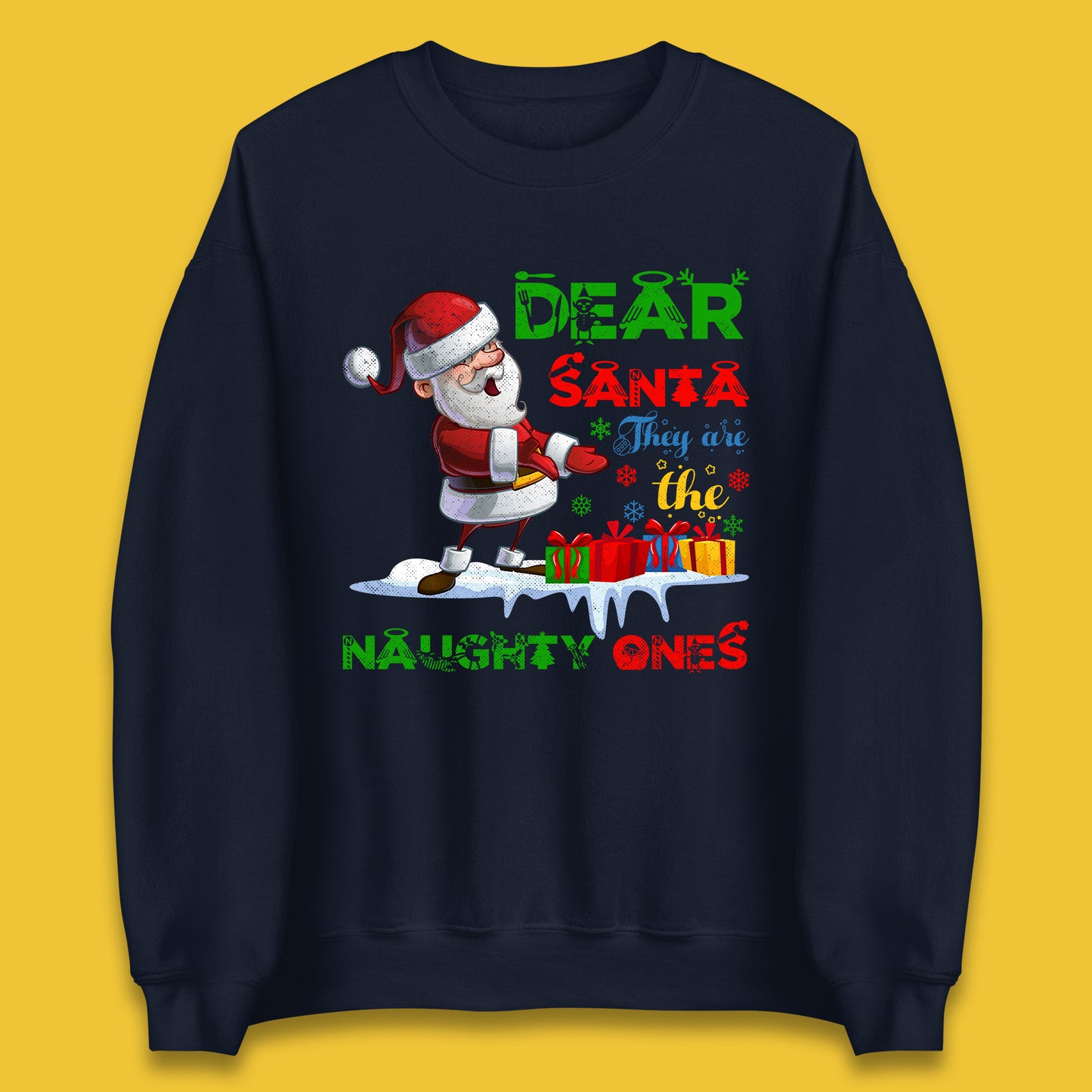 dear santa sweatshirt