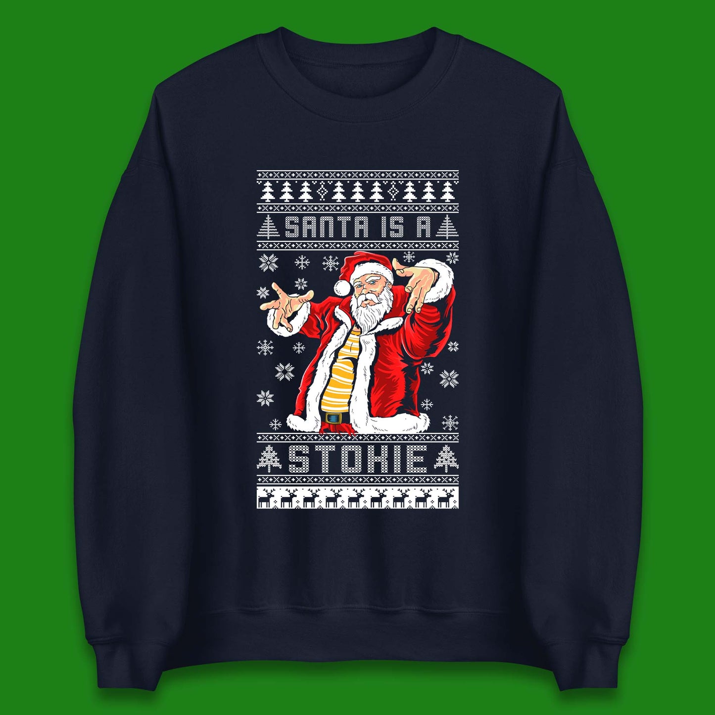 Santa is A Stokie Christmas Unisex Sweatshirt
