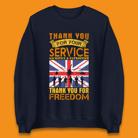 Thank You For Your Service Unisex Sweatshirt