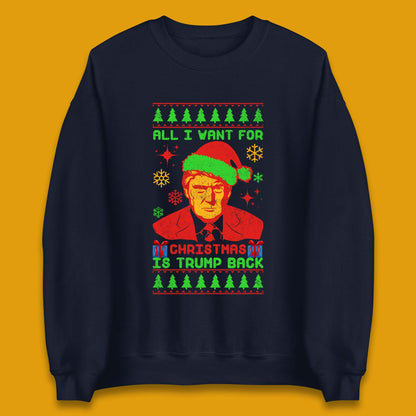Trump Back Christmas Unisex Sweatshirt