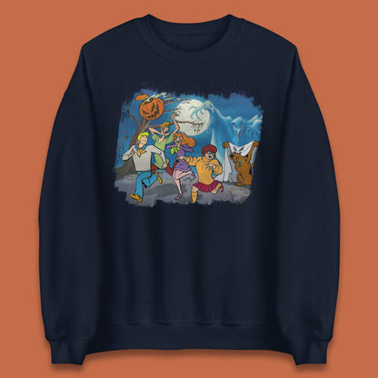 Scooby Doo & Gang Halloween Horror Scary Ghost Haunted Scary Night Unisex Sweatshirt