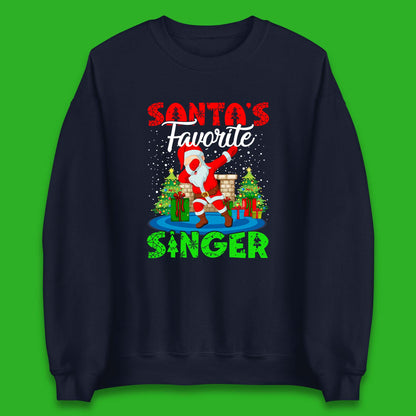 christmas dabbing santa sweatshirt