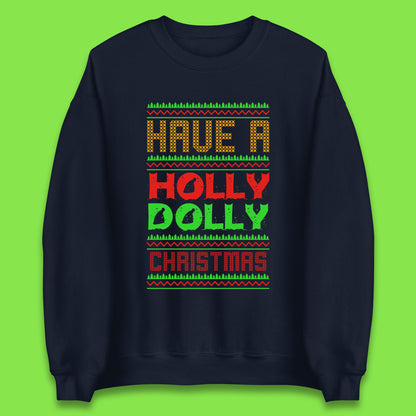 holly dolly christmas sweatshirt