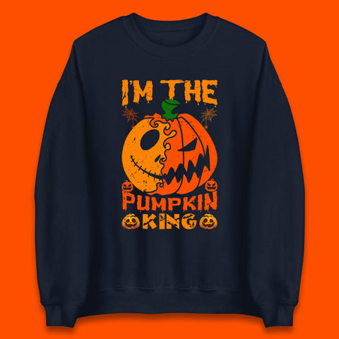 I'm The Pumpkin King Halloween Jack Skellington Pumpkin Nightmare Before Christmas Unisex Sweatshirt