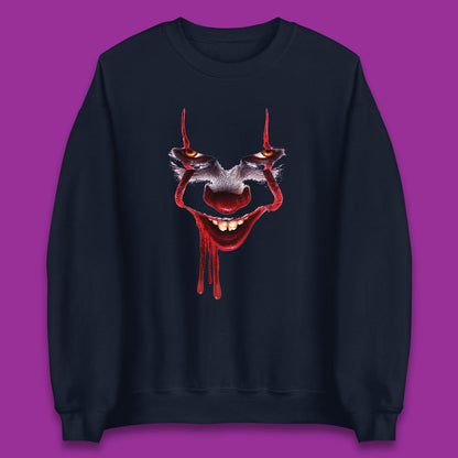 Pennywise Clown IT Chapter 2 Halloween Horror Movie Character Unisex Sweatshirt