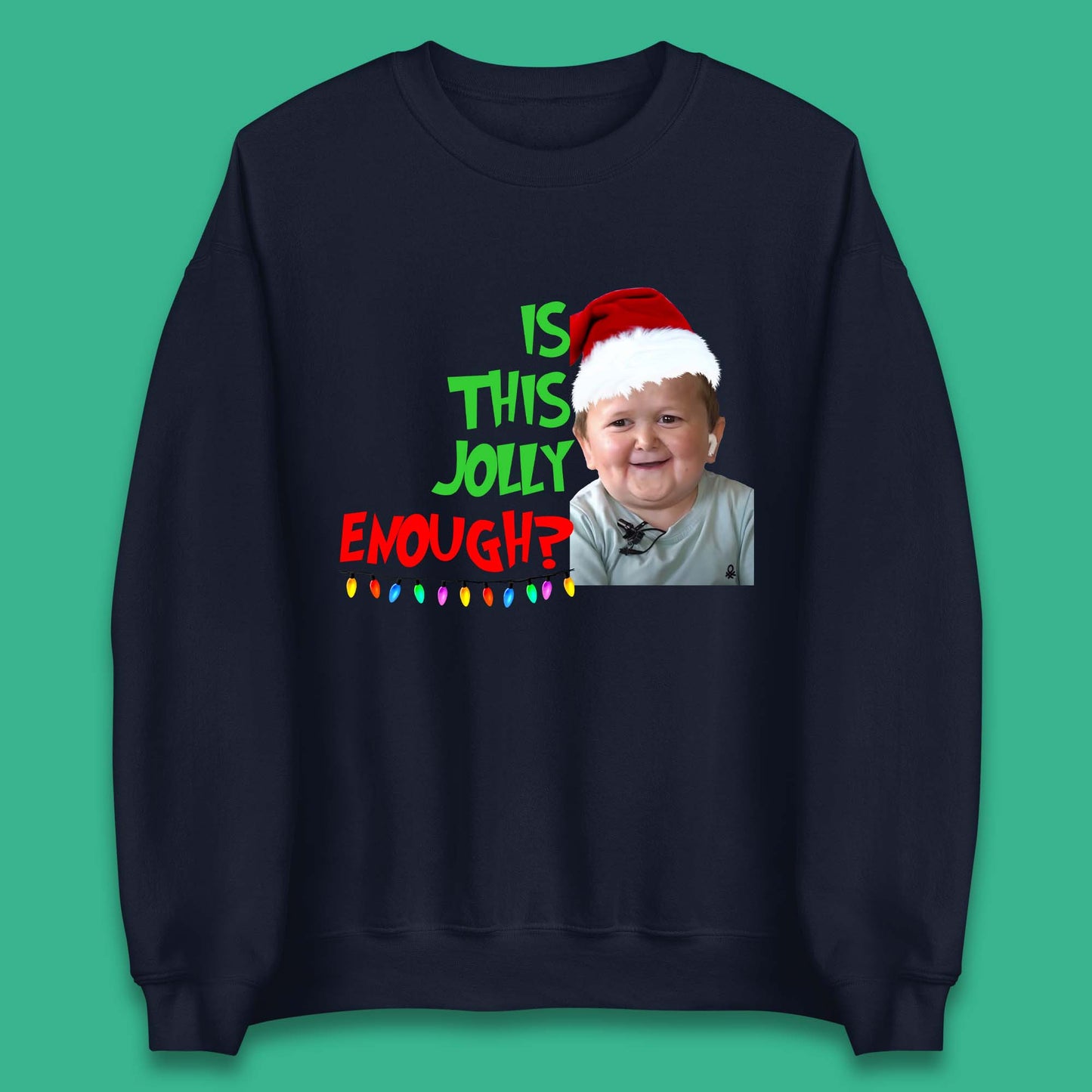 Jolly Enough Hasbulla Christmas Unisex Sweatshirt