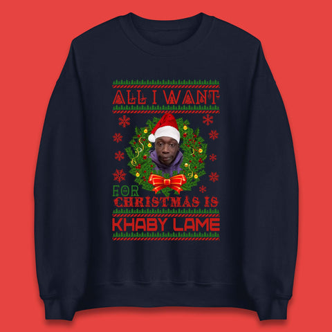 Want Khaby Lame For Christmas Unisex Sweatshirt