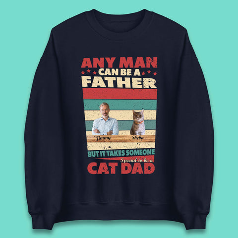 Personalised Special To Be A Cat Dad Unisex Sweatshirt
