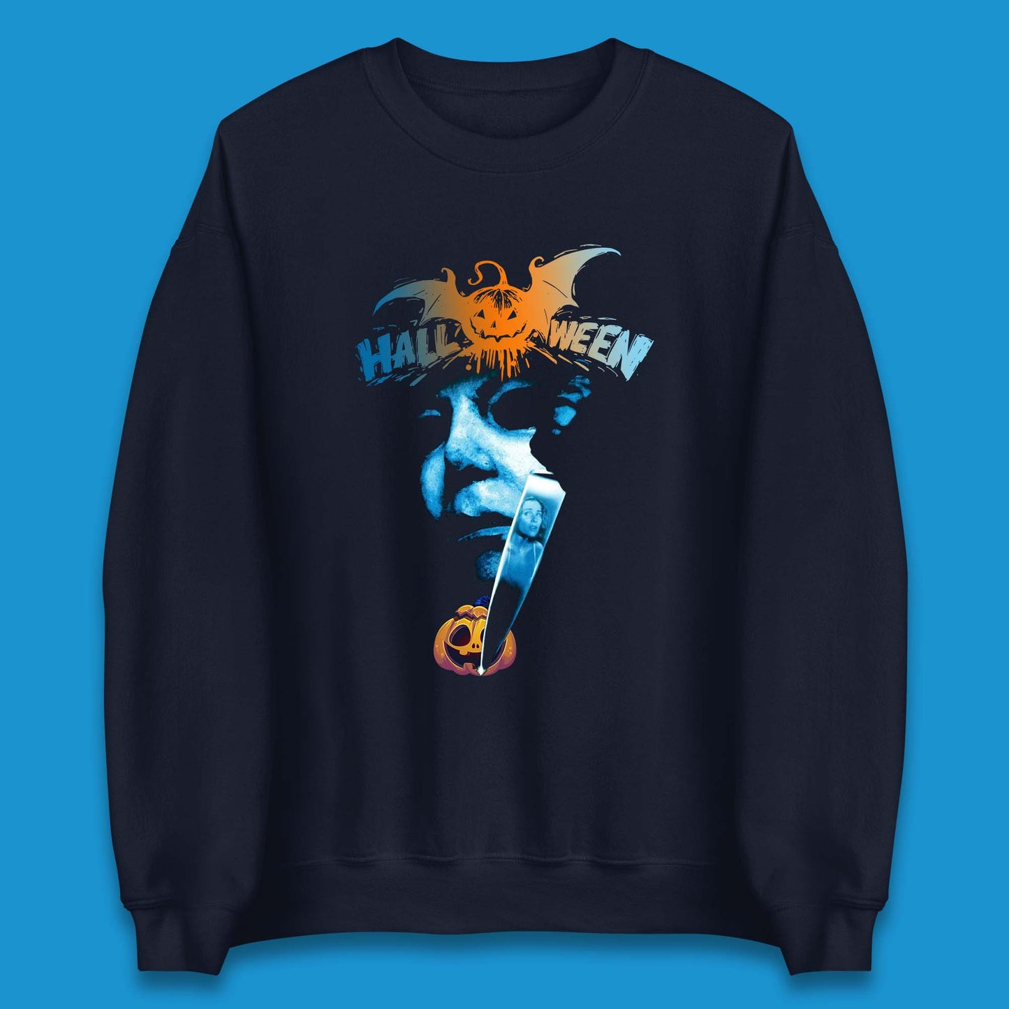 Michael Myers Halloween Laurie Halloween Take A Knife Horror Movie Character Unisex Sweatshirt