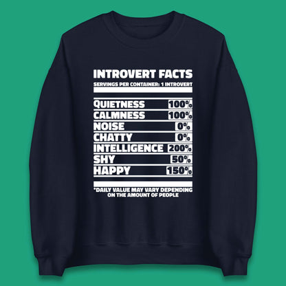 Introvert Facts Unisex Sweatshirt