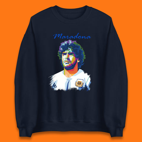 Legend Maradona Argentina Professional Soccer Player Greatest Of All Time Soccer Player Unisex Sweatshirt