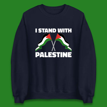 I Stand with Palestine Flags Sweatshirt