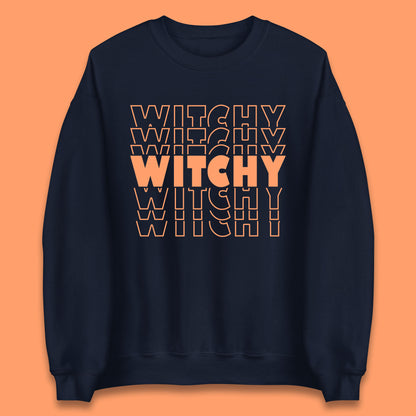 Witchy Halloween Witches Spooky Witch Vibes Witchy Aesthetic Halloween Party Unisex Sweatshirt