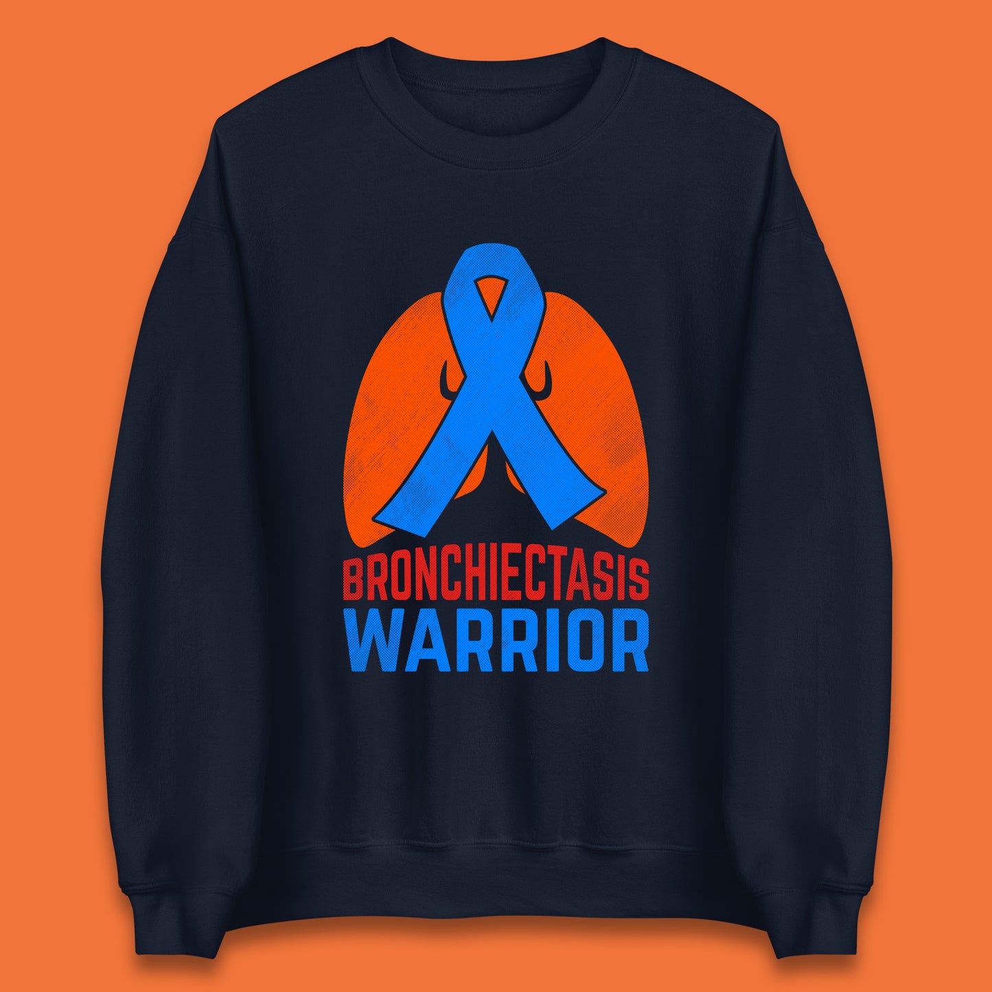 Bronchiectasis Warrior Support Unbreakable Awareness Survivor Unisex Sweatshirt