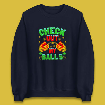 skeleton hands christmas sweatshirt