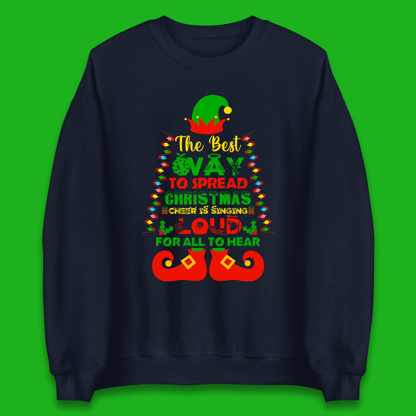 elf christmas sweatshirt