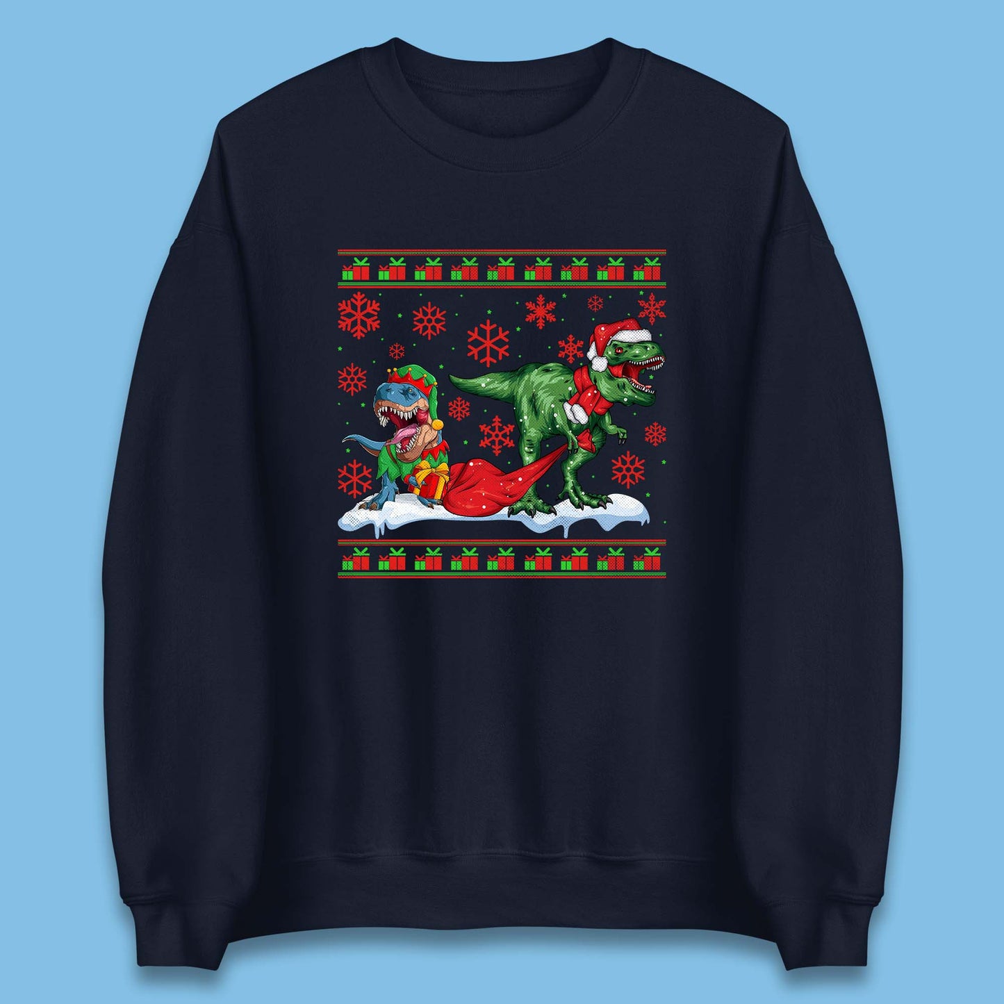 santa & elf costume sweatshirt