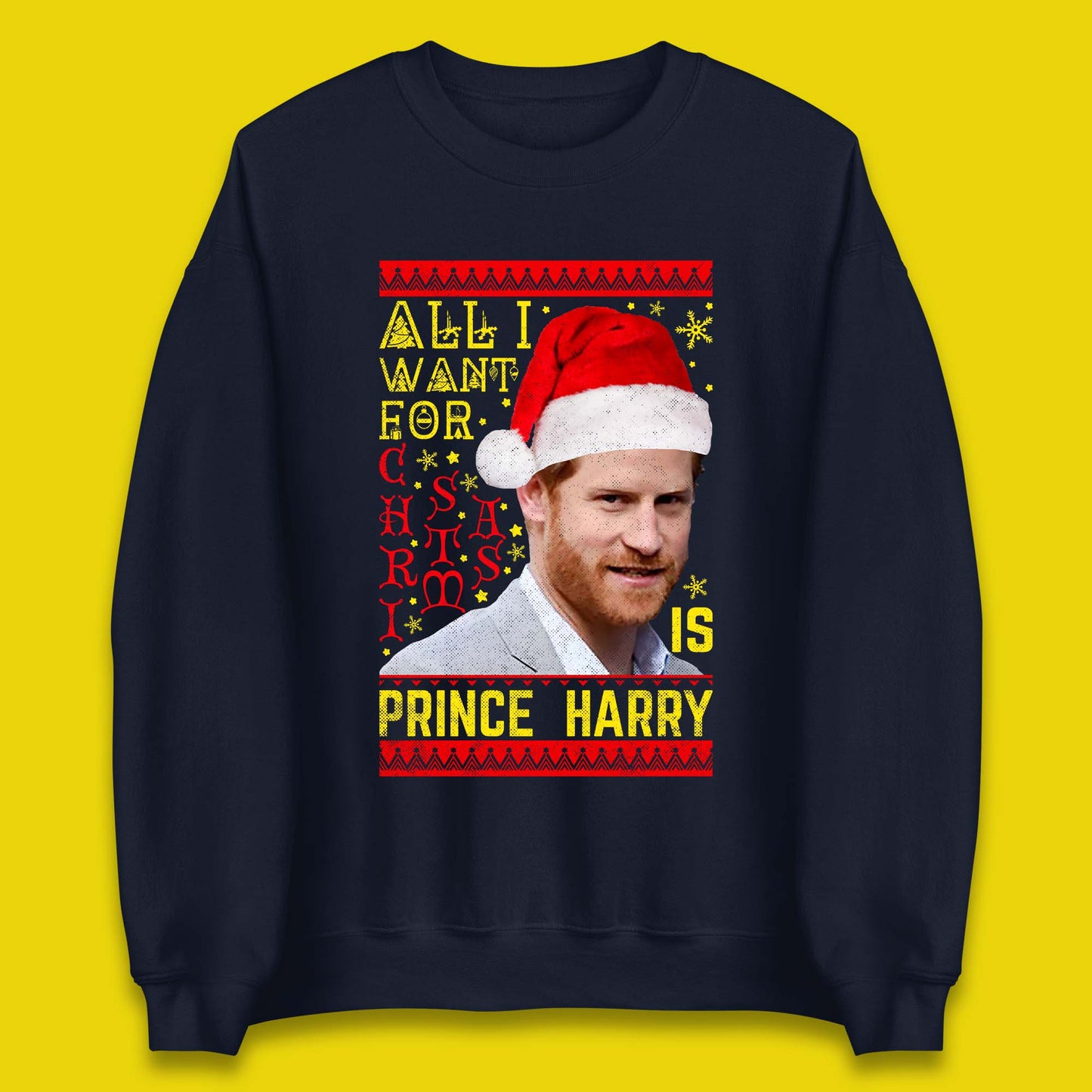 Prince Harry Christmas Unisex Sweatshirt