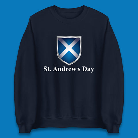 St. Andrew's Day Scotland Flag Scottish Flag Proud to be Scottish Feast of Saint Andrew Unisex Sweatshirt