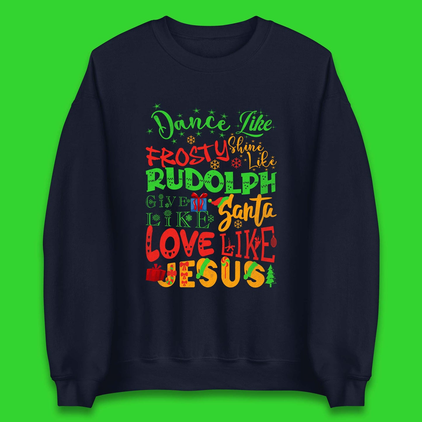 Dance Like Frosty Christmas Unisex Sweatshirt
