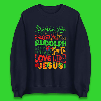 Dance Like Frosty Christmas Unisex Sweatshirt