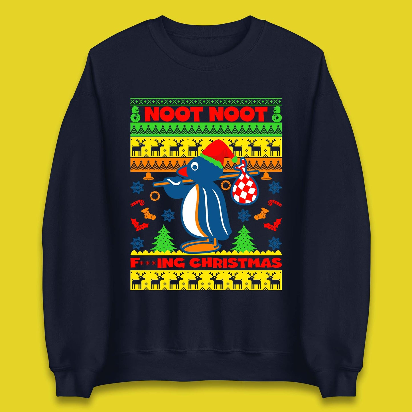 Penguin Noot Noot Christmas Unisex Sweatshirt