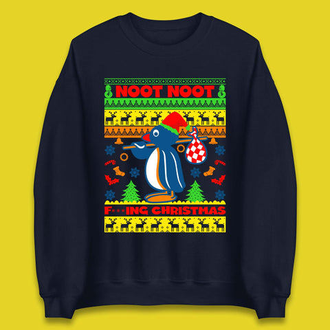 Penguin Noot Noot Christmas Unisex Sweatshirt